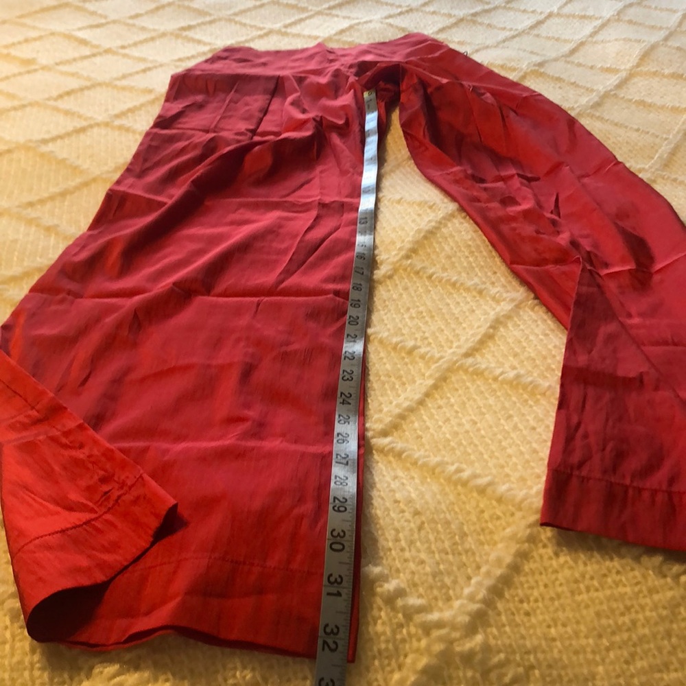LPA Red Wide Leg High-Waisted Pants - Picture 10 of 13